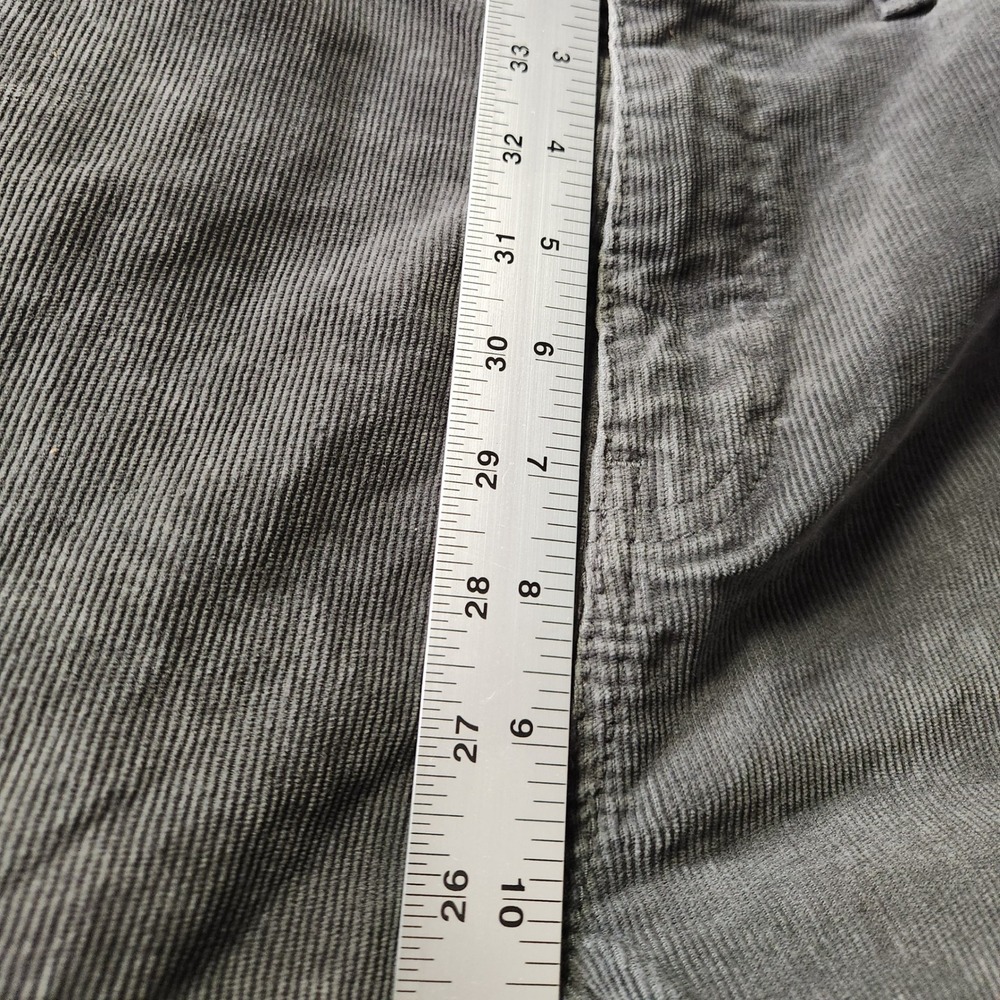 Dockers Mens Corduroy Pants Size 36x32 Charcoal Gray Straight Fit Casual Comfort - Picture 16 of 16